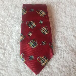 Michelsons of London Pure Silk Tie Teapots